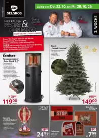 Selgros Prospekt woche 43 Seite 1: BOLTZE home Fußmatte €7,99, KONSTSMIDE Szenerie „Heißluftballon“ €24,99