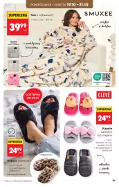 Biedronka gazetka | Hity i inspiracje - 17.10 Strona 19: Kapcie damskie lub męskie €24,99, Kapcie damskie €24,99