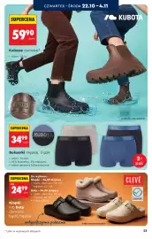 Biedronka gazetka Strona 23: Klapki lub buty damskie bądź męskie €24,99, Kalosze damskie €59,90