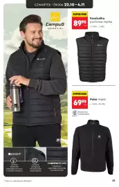 Biedronka gazetka Strona 25: Polar męski €69,90, Kamizelka puchowa męska €89,90