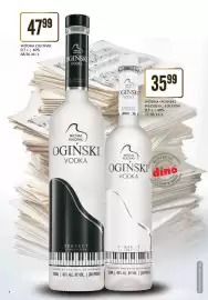Dino gazetka | Alkohole Strona 4: Wódka Ogiński €47,99, WÓDKA OGIŃSKI WEDDING EDITION €35,99