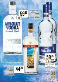 Dino gazetka | Alkohole Strona 2: Wódka Finlandia €59,95, Wódka Absolut €59,95