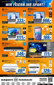 Expert Prospekt woche 42 Seite 8: Schwarzweiß-Laserdrucker LASERJET MFP M140W 3-IN-1 €129,00