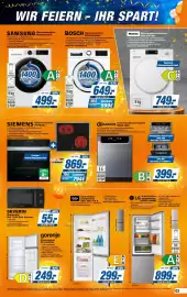 Expert Prospekt woche 42 Seite 3: LG Kühl-Gefrier-kombination GBBS514AMB €899,00, Samsung Waschmaschine WW92CGCEx €499,00