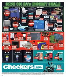 Checkers catalogue Page 8: HTH Mineralsoft Granular+ Chlorine €389,00, Platinum Silver Mirror Digital Microwave €849,00