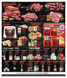 Checkers catalogue Page 2: Carling Black Label Beer Cans €245,00, Hunter's Dry/Gold Cider Cans €300,00