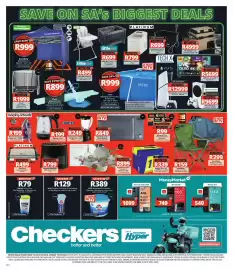 Checkers catalogue Page 8: HTH Mineralsoft Granular+ Chlorine €389,00, Platinum Silver Mirror Digital Microwave €849,00