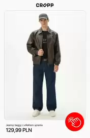 Cropp gazetka tydzień 42 Strona 5: Jeansy baggy z efektem sprania Cropp €129,99