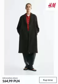 H&M gazetka tydzień 42 Strona 4: Jednorzędowy płaszcz H & M €164,99