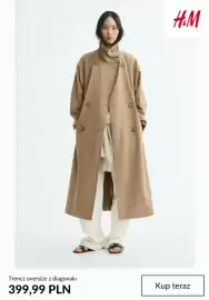 H&M gazetka tydzień 42 Strona 8: Trencz oversize z diagonalu H & M €399,99