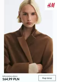 H&M gazetka tydzień 42 Strona 9: Jednorzędowy płaszcz H & M €164,99