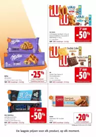 Colruyt folder Pagina 10: Zachte Cake Natuur of Chocoladestukjes €4,13, Milka alle koeken €5,76