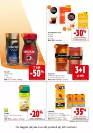 Colruyt folder Pagina 12: Jacqmotte alle bonen of gemalen koffie €30,87, A.Vogel Bambu instant koffie vervanger €13,41