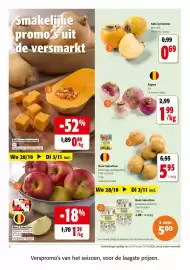 Colruyt folder Pagina 2: Boni Selection bloemige aardappelen €5,95, Rapen €1,99
