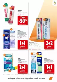 Colruyt folder Pagina 21: Corega alle tandverzorgings-producten €15,50, Oral-B tandpasta €6,59