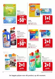 Colruyt folder Pagina 24: Wc net haarentstopper €8,99, Vileda volledig assortiment €11,98