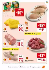 Colruyt folder Pagina 3: Ardens gebraad €11,99, Cordon bleu €9,99