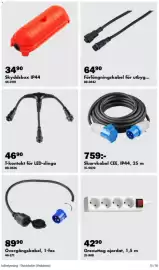 Biltema reklamblad Sida 13: Skyddsbox IP44 €34,90, T-kontakt för LED-slinga €46,90