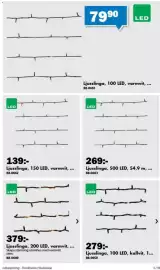 Biltema reklamblad Sida 3: Ljusslinga €139,00, Ljusslinga €269,00