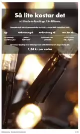 Biltema reklamblad Sida 5: Тур Så lite kostar det att tända en ljusslinga från Biltema. Exemplet utgår från ett