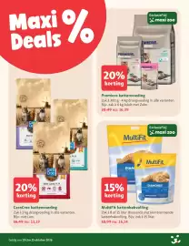 Maxi Zoo folder week 43 Pagina 14: MultiFit kattenbakvulling €16,14, Premiere kattenvoeding €16,39