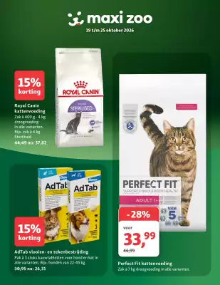 Maxi Zoo (geldig t/m 25-10)