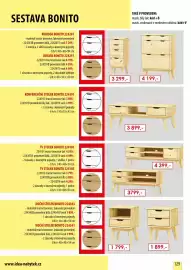 IDEA nábytek leták Strana 129: No brand €1.799,00, Dřevěná noční stolek €1.899,00