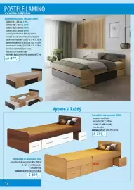 IDEA nábytek leták Strana 14: Jednolůžko se zásuvkami 60345 €5.799,00, Multifunkční postel COMBI €5.499,00