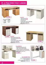 IDEA nábytek leták Strana 56: PC stůl 194 €3.999,00, Psací stůl MALICIA €5.699,00