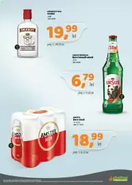 Catalog La Doi Pasi Pagină 11: Ursus premium bere blondă sticlă €6,79, Amstel bere doză €18,99