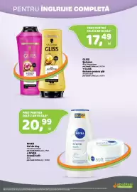 Catalog La Doi Pasi Pagină 14: Gliss şampon + gliss balsam pentru păr €17,49, Nivea gel de duș creme soft €20,99