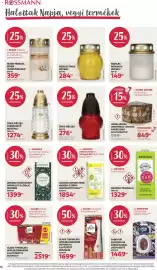 Rossmann akciós újság Oldal 18: Home aroma christmas cookies illatgyertya €849,00, Üveg mécses €276,00