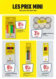 Catalogue Bureau Vallée page 10: HAVANE ADHÉSIFS D'EMBALLAGE €3,99, LES PRIX MINI 4 SURLIGNEURS €0,79