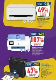 Catalogue Bureau Vallée page 2: Canon Imprimante jet d'encre multifonction Pixma TS4150i €49,90, HP Envy Photo 7931 €107,90