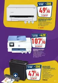 Catalogue Bureau Vallée page 2: Canon Imprimante jet d'encre multifonction Pixma TS4150i €49,90, HP Envy Photo 7931 €107,90