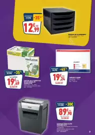 Catalogue Bureau Vallée page 3: EXACOMPTA MODULE DE CLASSEMENT €12,99, Rexel Destructeur coupe croisée X410 €89,90