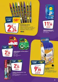 Catalogue Bureau Vallée page 6: POSCA MARQUEUR €2,24, BIC Cristal Original €9,99
