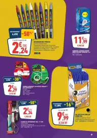 Catalogue Bureau Vallée page 6: POSCA MARQUEUR €2,24, BIC Cristal Original €9,99
