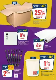 Catalogue Bureau Vallée page 7: Gobelets Carton €1,11, CAISSES AMÉRICAINES €25,89