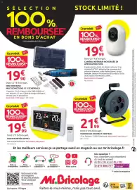Catalogue Mr Bricolage page 8: Scheppach Mini perceuse multifonctions 12 V €19,90, ZENITECH Enrouleur compact €21,99