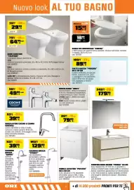 Volantino OBI Pagina 8: Sedile wc universale varese €15,99, Serie sanitari "Tulipano" €29,99