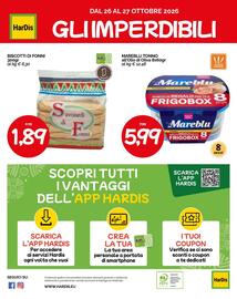 Volantino Hardis Pagina 16: Savoiardi di Fonni €1,89, Mareblu tonno all'olio di oliva €5,99