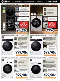 Volantino Unieuro Pagina 13: LG Asciugatrice €799,90, Asciugatrice LG €699,90