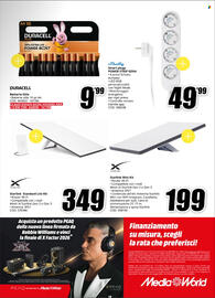 Volantino MediaWorld Pagina 8: Starlink Standard Lite Kit €349,00, Starlink Mini Kit €199,00