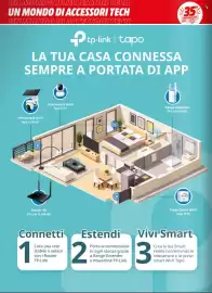 Volantino MediaWorld Pagina 4: UN MUNDU CLESSURI TECH UN MONDO DI ACCESSORI TECH UN MONDO DIACCESSORITECH +tp-link | tapo 35