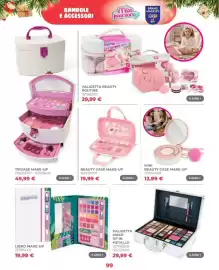 Volantino Toys Center Pagina 101: Beauty Case Make-Up €19,99, Valigetta Make-up in Metallo €29,99