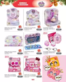 Volantino Toys Center Pagina 105: Pack da 7 clickeez hello kitty & friend €103,00, Clickeez bubble pops deluxe chain €6,99