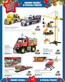 Volantino Toys Center Pagina 111: Camion pompiere unimog u530 €59,99, Treno Espresso Natale €34,99