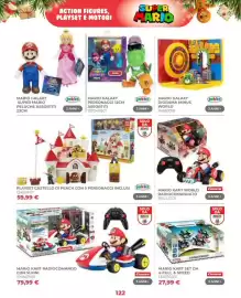 Volantino Toys Center Pagina 124: Playset castello di peach jakks €59,99, Mario Kart set da 4 pull & speed Carrera €27,99