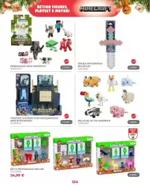 Volantino Toys Center Pagina 126: Set 8 personaggi deluxe ToppeeZ €24,99, Minecraft ToppeeZ €124,00